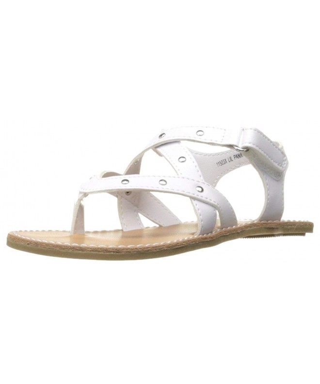 Sandals Kids' Lil Panama Sandal - White Smooth - CW12NR2A1H3 $46.15