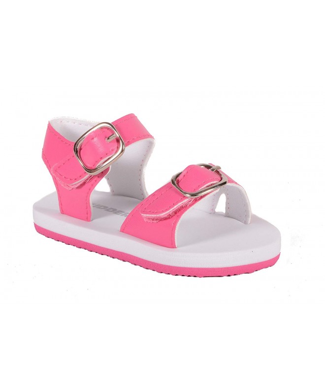 Sandals Toddler Girls Soft Lightweight Sandals Style SK1105 Pink - CF18EHQMYXE $29.11