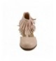 Sandals T Strap Fringe Flat - Light Pink1 - CY17Z5N5RXX $29.41