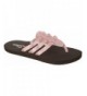 Sandals Girl's Lil La Paz Faux Leather - Foam - Rubber Strappy Flip Flops - Pink - CI12MBBXKWR $44.35
