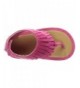 Sandals Girls' Fringe Thong Infant Sandal - Fuchsia - C3118ID2H8B $29.21