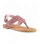 Sandals Glitter PVC Thong Sandals for Toddler Girls - Available in All Kid Sizes - Pink - CV18DMEU8D3 $24.59