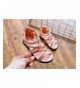 Sandals Toddler Kids Girls Classical Flat Sandals Rome Shoes - A-pink - CJ18E7AM6QL $25.30