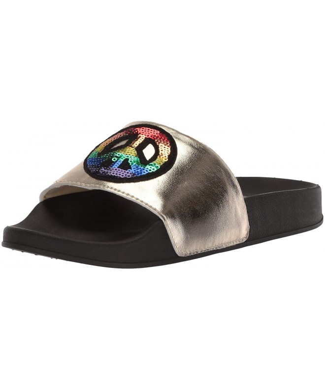 Sandals Kids' Jsoinlov Slide Sandal - Gold - CQ187IYKZ5M $55.86