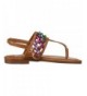 Sandals Kids' JTWIZZLE Flat Sandal - Cognac Multi - CA18E08UCGC $61.96