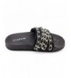 Sandals Girls Open Toe Chain Strap Flip Flop Sandals (Toddler/Little Kid) - Black - CJ180RQG5R2 $33.58