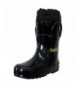Boots Children's Rain - Mud & Snow Boots with The Extra Long Protective Cuff - Black - CJ17YI42AEE $43.72