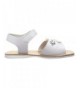 Sandals Kids' Poppy Slide - White/Silver - CM12N8WFOPI $40.18