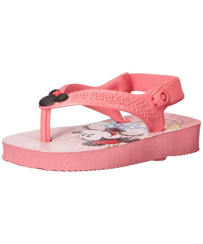 Sandals Kids' Flip-Flop Sandals - Baby Classics - (Infant/Toddler) - Rose - CS12LZOBJBZ $32.20