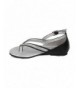 Sandals Leatherette Rhinestone Thong Ankle Strap Sandal (Toddler/Little Girl/Big Girl) EI65 - Black - CK12HU3V5Y1 $35.54