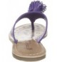 Sandals Academie Pom Pom Too Leather Thong Sandal (Toddler/Little Kid/Big Kid) - Purple - CP11577HXCV $41.87