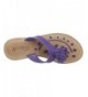 Sandals Academie Pom Pom Too Leather Thong Sandal (Toddler/Little Kid/Big Kid) - Purple - CP11577HXCV $41.87