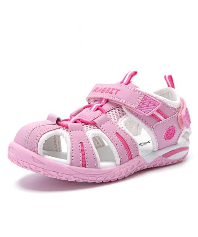 Sandals Comfortable Outdoor Closed Toe Sandals - Pink - CY183YGTM24 $35.13