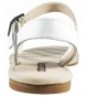 Sandals Big Girls White Sandal - Leather Shoes - Sirena 5M - C618GN4CSRH $44.46