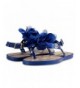 Sandals Cork Airblown Flower Sandals for Toddler Girls - Available in - Navy - CG18DMHOSNG $23.35