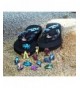 Sandals Kids Flip Flops by Fun Custom Charms and Many Bonus Extras Included Black - CK11KY1PMKZ $20.88