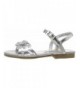 Sandals Kids' Lil Julianne Flat - Silver/Metallic - CP12N70SXD1 $45.31