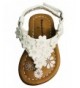 Sandals Infant and Toddler White Flower Sandals - Assorted Sizes (2 M US) - CC186OA3GXK $25.62