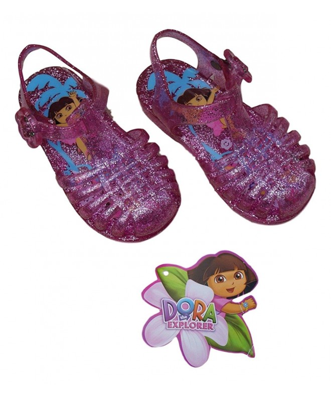 Sandals Little Girl's Dora Gel Sandals Gel Pink - CB182M9KY0Y $21.78