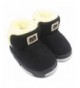 Boots Toddler Snow Boots Hard Bottom Rubber Sole for Baby Boy Girl Winter Outdoor Fur Line Warm Shoes - Black - CL18IN6ZK3U $...