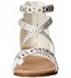 Sandals Girls multistrap sandals (Little Kid/Big Kid) - White - CC126VK7YPN $32.60