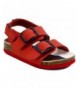 Sandals Toddler Comfort Outdoor Sandals - Red - CV18NRH7UY9 $34.01