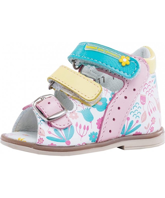 Sandals Baby Girl Sandals 022088-21 Genuine Leather Orthopedic Sandals with Arch Support - CX18KRY57KN $83.27