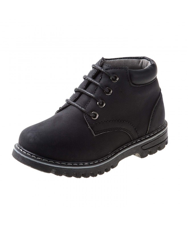 Boots Boys Lace Up Work Boot (Toddler - Little Kid - Big Kid) - Black - CN186NNUI8Z $35.92