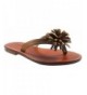 Sandals Little Girls Caramel Sandal - Leather Shoes - Pompi 3M - C118GN3RXT8 $39.52