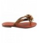 Sandals Little Girls Caramel Sandal - Leather Shoes - Pompi 3M - C118GN3RXT8 $39.52