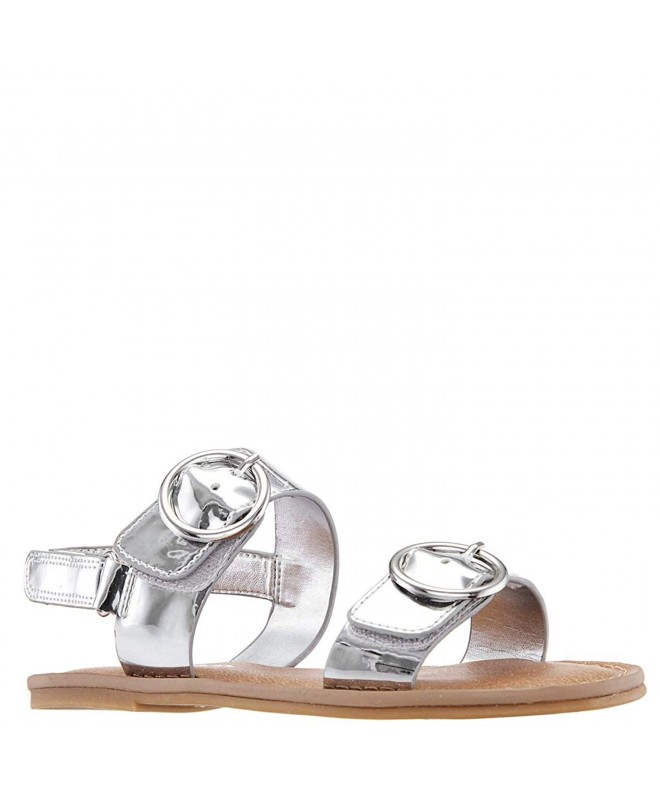 Sandals Kids' Brunny Sandal - Silver - C418GZY2YA0 $64.90