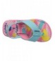 Sandals Supreem Kids Sandal Flip-Flop - Aqua/Pink - CR18HIHWUT4 $44.57