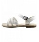 Sandals Big Girls White Sandal - Leather Shoes - Sirena 4.5M - CK18GMTAEIY $43.92
