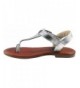 Sandals Big Girls Silver Sandal - Leather Shoes - Romina 4.5M - C318GMRZCZR $43.04