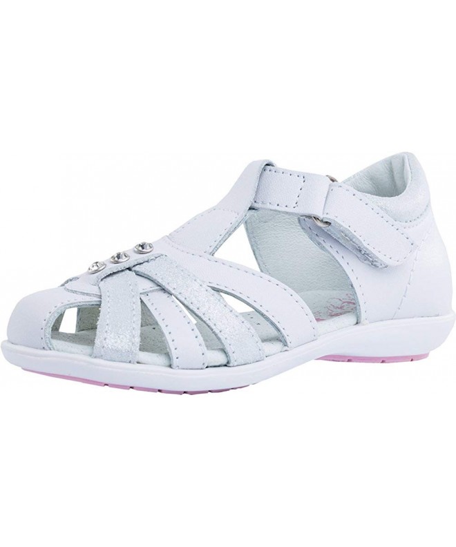 Sandals Girls White Sandals 422049-21 Orthopedic - Leather Summer Sandals with Arch Support - CI18DX97RKR $103.12
