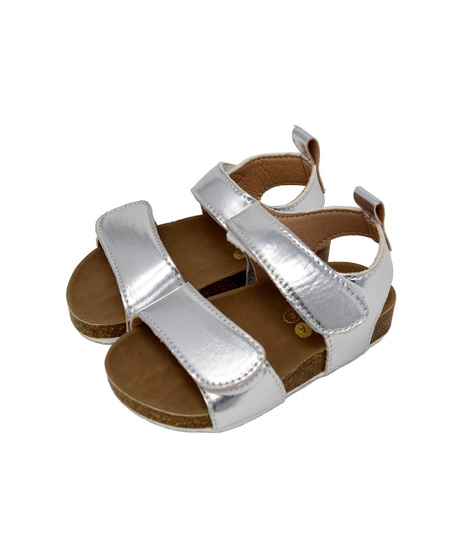 Sandals Girls Sandals Kids Fashion Sandals Birken Silver Sandals (Toddler/Little Kid) - CO18DD54O97 $42.08