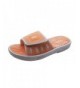 Sandals Cute Colorful Girl's Shower Beach Sandal Slippers in Fun Colors Pink - Peach - CZ1853OC0Q2 $23.04