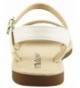 Sandals Open Toe Flat Sandal - FBA1621005A-8 Silver-White - CO17YH52SOR $27.99