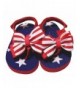 Sandals Baby Child Shoes Blue Stars Red White Striped Sandals Children Wear - CJ12JE36ZHR $31.89