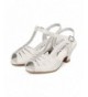 Sandals Glitter Peep Toe Rhinestone Salsa Kitten Heel Sandal (Toddler/Little Girl/Big Girl) EA90 - Off White - CM12CZBL9AR $3...