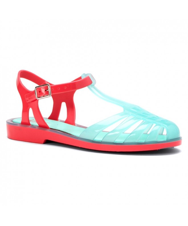 Sandals Girl's Laida Mini Sandals - Crystal Aqua - CC12B94ZGVZ $35.34
