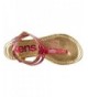 Sandals Girls Ankle Strap Sandal (Little Kid/Big Kid) - Fuchsia Metallic - CE11TTOSSVN $81.15