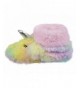 Slippers Girls/Kids Cute Unicorn Slippers with Warm Plush Fleece Indoor Outdoor Slip-on Booties - Colorful - C618HATLY4C $37.53