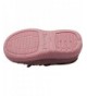 Slippers Toddler/Little Kid/Big Kid Genuine Leather Cowhide Suede Moccasin Slippers - Baby Pink - CZ188WAYN70 $45.59