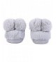 Slippers Unisex Cute Ball Toddler Kids Shoes Slippers Boy Girl Winter Soft Bedroom Indoor House - Grey 1 - C51862C3N79 $24.75