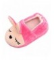 Slippers Toddler Girls Slippers Cartoon Plush Warm Shoes - Pink - C71863LMWRX $19.73