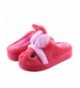 Slippers Kid Slippers Cute Rabbit Girls Boys Winter Warm Comfort Home Shoes - 01red - CR18HLNM9AZ $25.26