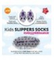 Slippers Kids Slippers Socks Cute Kids House Slippers - Grey - CA18HOT2IYA $32.47