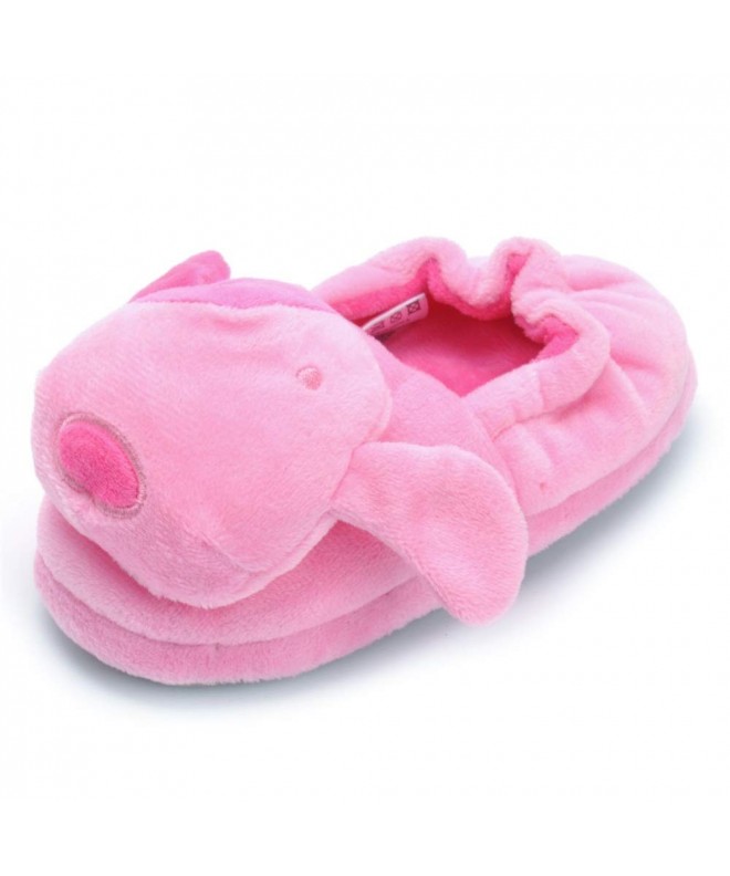 Slippers Toddler Boys' Doggy Slipper - Pink - CT18INYWRG9 $20.33