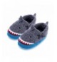 Slippers House Slipper Cute Shark Cartoon Warm Winter for Boys - Grey - CH18LNE95YG $34.38